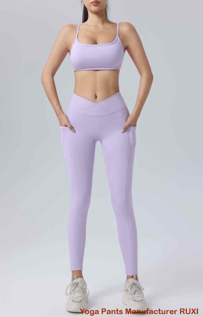 қалталы спорттық леггинстер